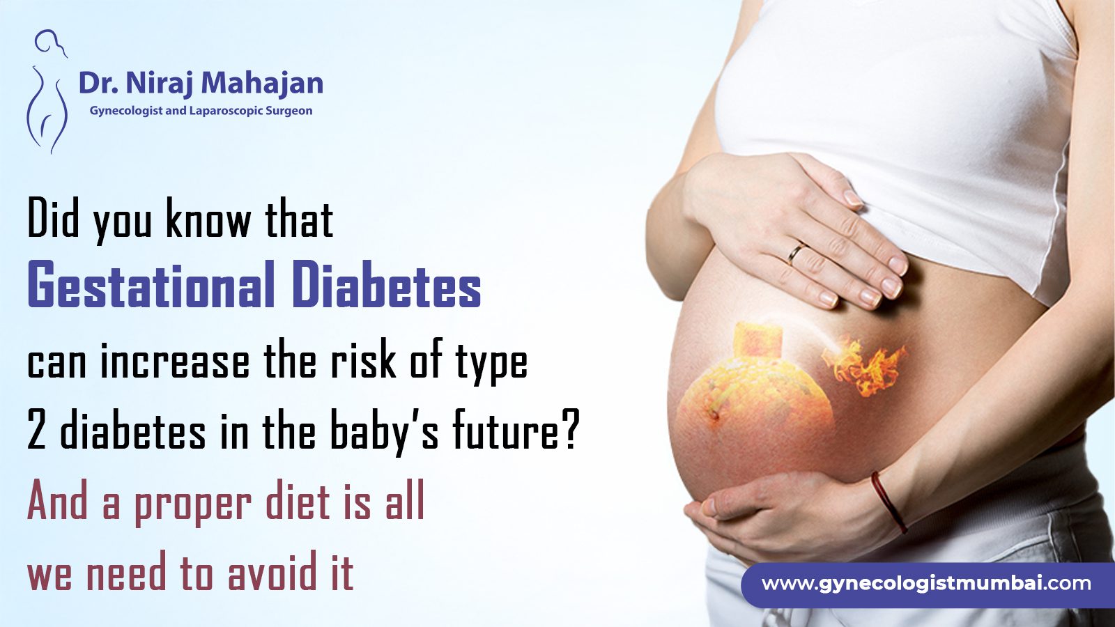 Did you know that Gestational diabetes can increase the risk of type 2 diabetes in the baby’s future? And a proper diet is all we need to avoid it.